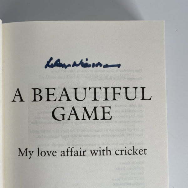 mark nicholas a beautiful game signed first ed2