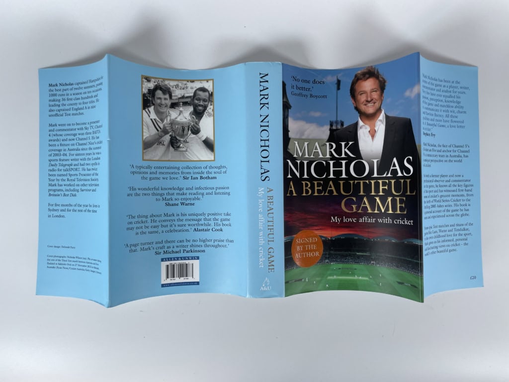 mark nicholas a beautiful game signed first ed5