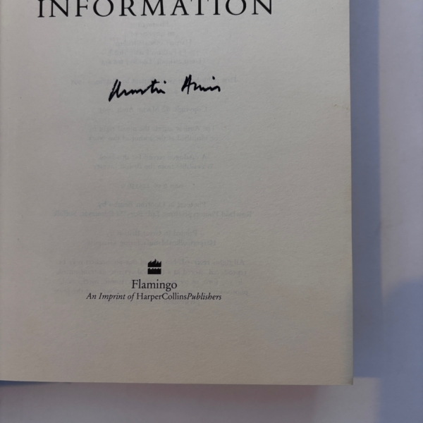 martin amis the information signed first edition3