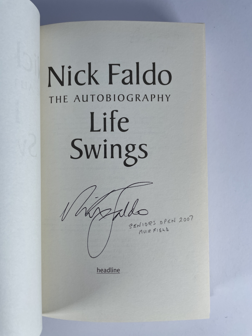 nick faldo life swings signed first edition2