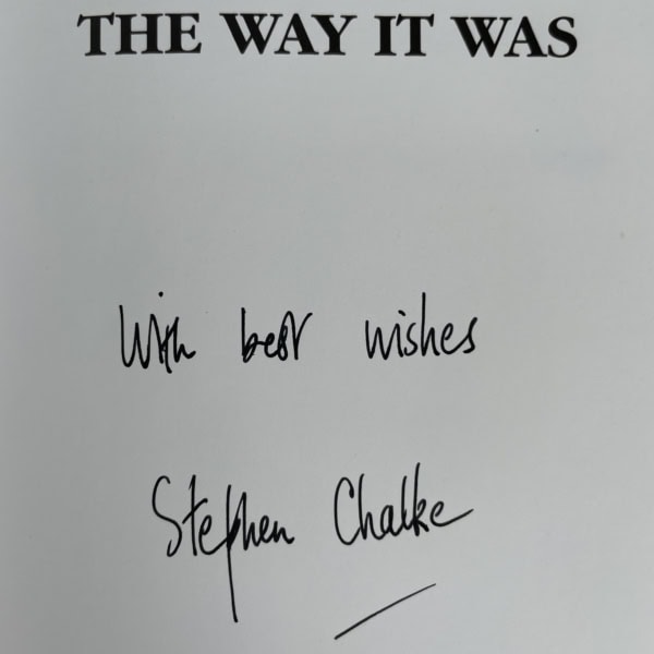 stephen chalke the way it was signed first2