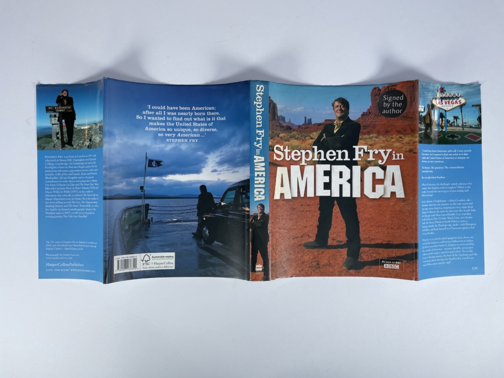 stephen fry in america signed first edition5