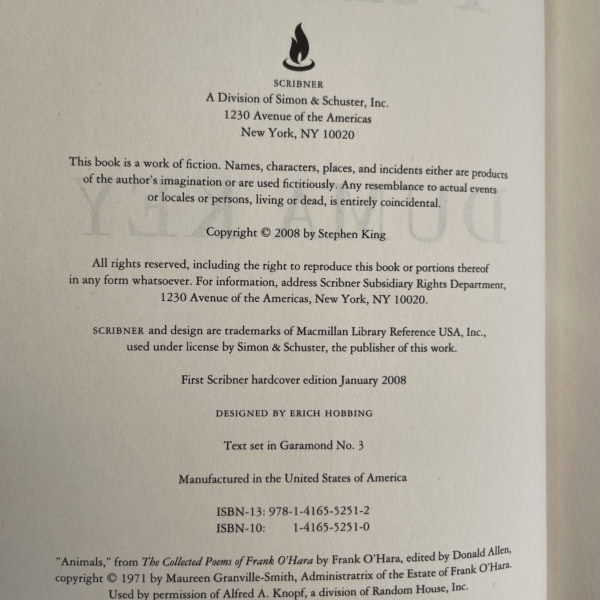 stephen king duma key first us edition2