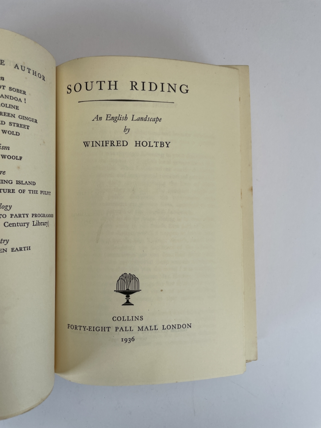 winfred holtby south riding first edition2