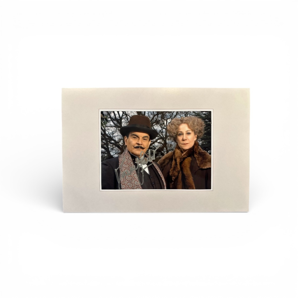 Poirot Wannamaker signed photo Poirot Wannamaker signed photo