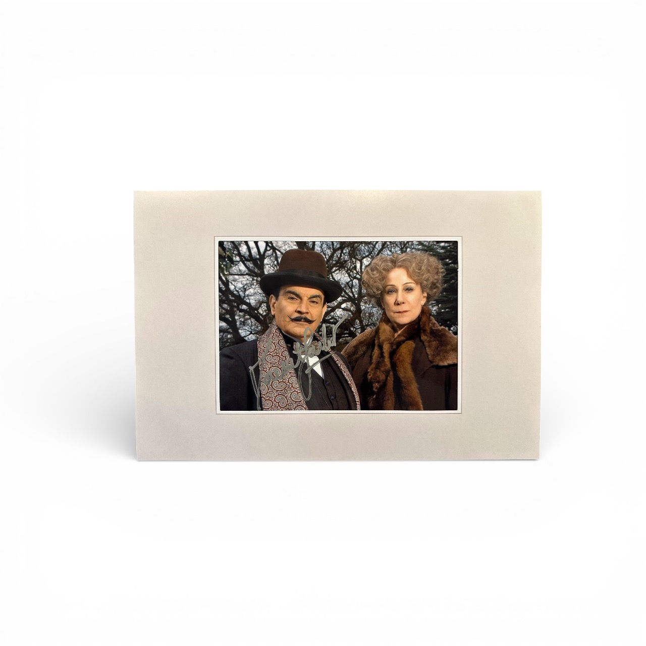 Poirot Wannamaker signed photo