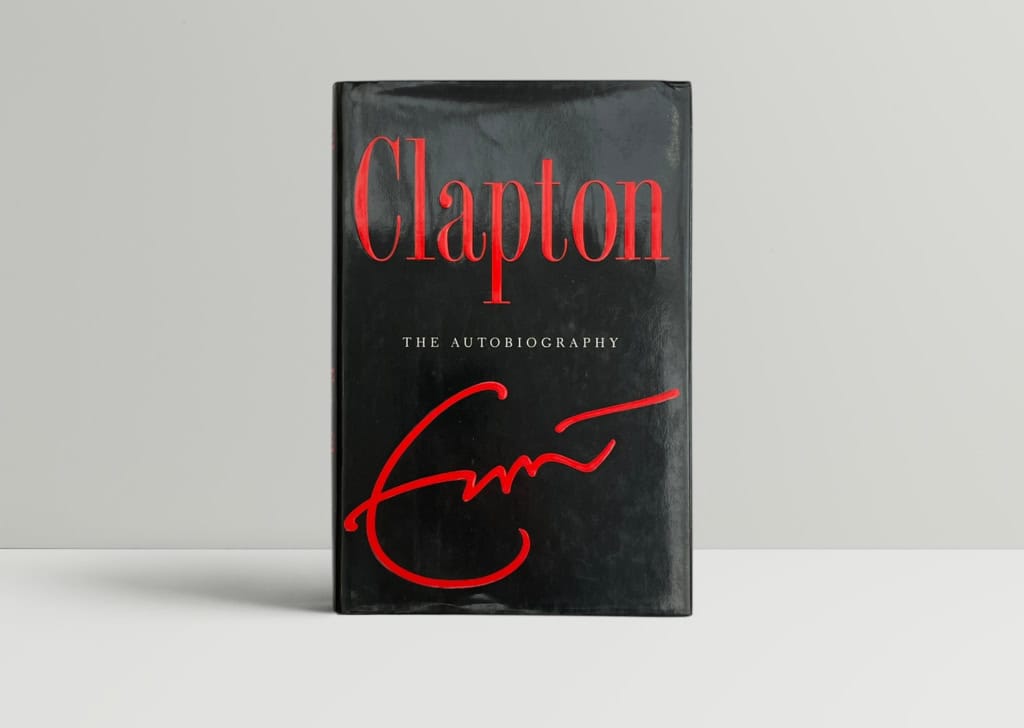 eric clapton autobiography signed first1