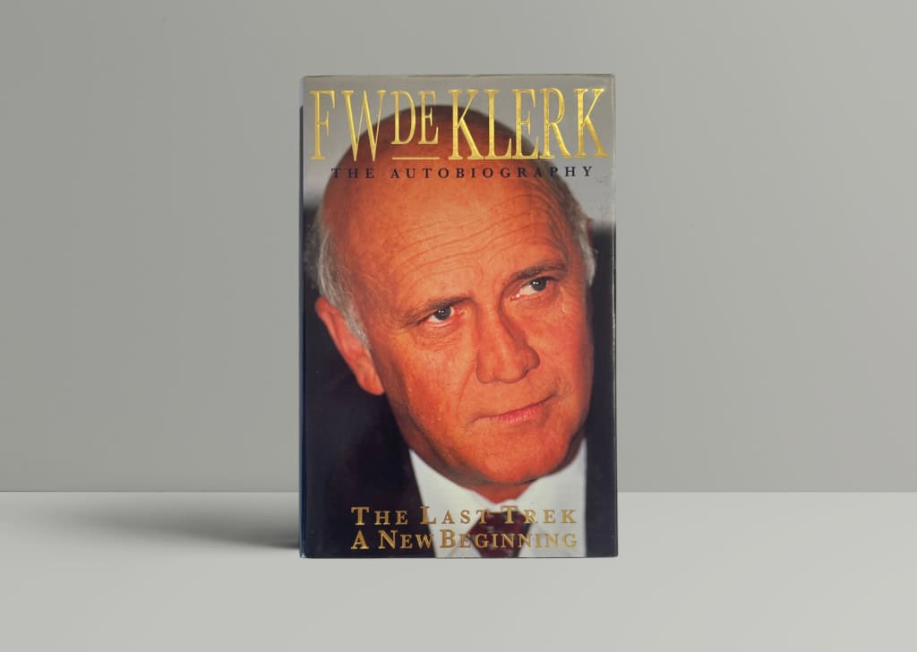 fw de klerk the last trek signed first1 fw de klerk the last trek signed first1