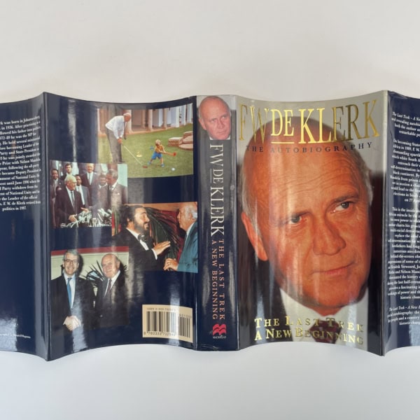 fw de klerk the last trek signed first5