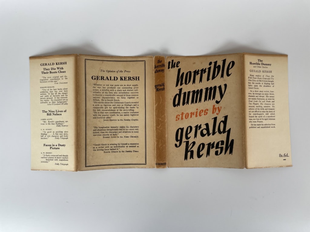 gerald kersh the horrible dummy signed first ed5