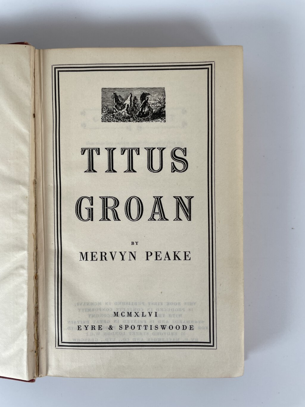 mervyn peake titus groan first edition2