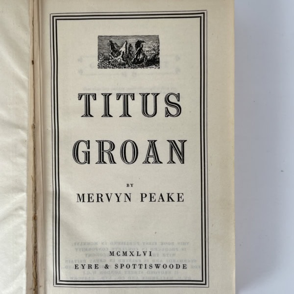 mervyn peake titus groan first edition2