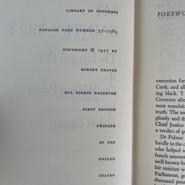 robert graves they hanged my saintly billy first edition3