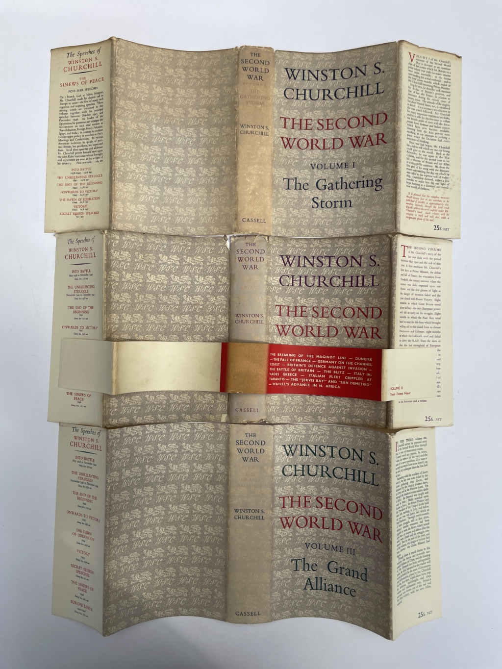 winston churchill the 2nd world war set with band6