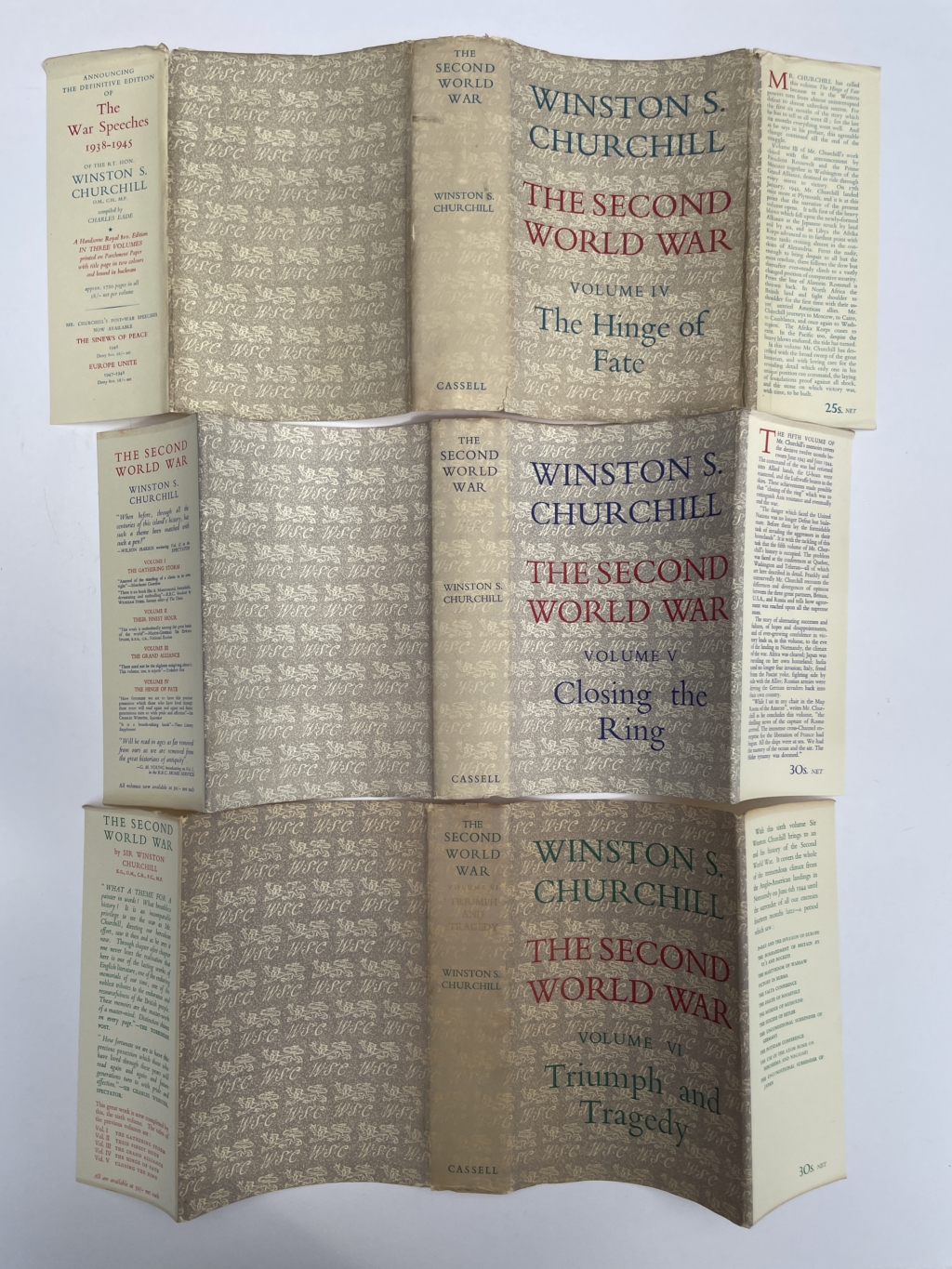 winston churchill the 2nd world war set with band7