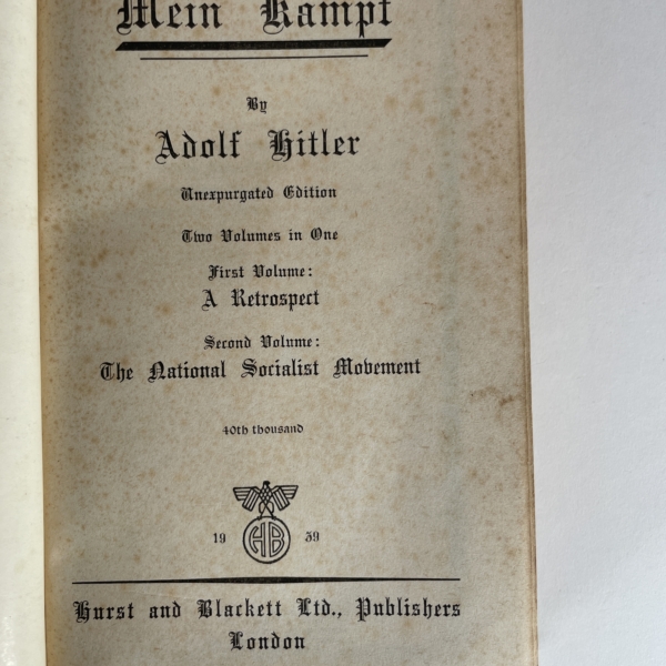 adolf hitler mein kampf first edition2
