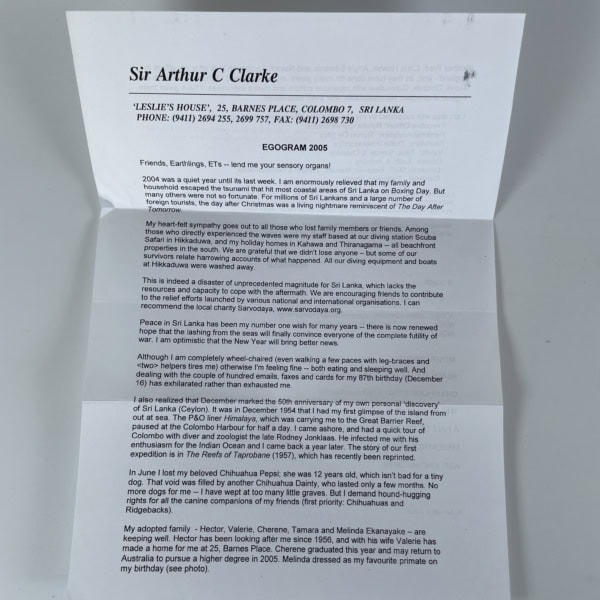 arthur c clarke 2001 a space odyssey signed photo6