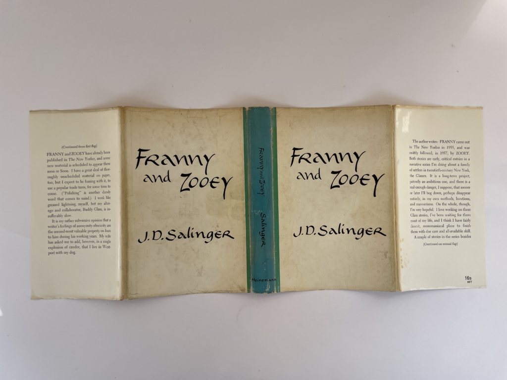 jd salinger franny and zooey first ed4