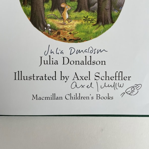 julia donaldson the gruffalo gift edition double signed first2