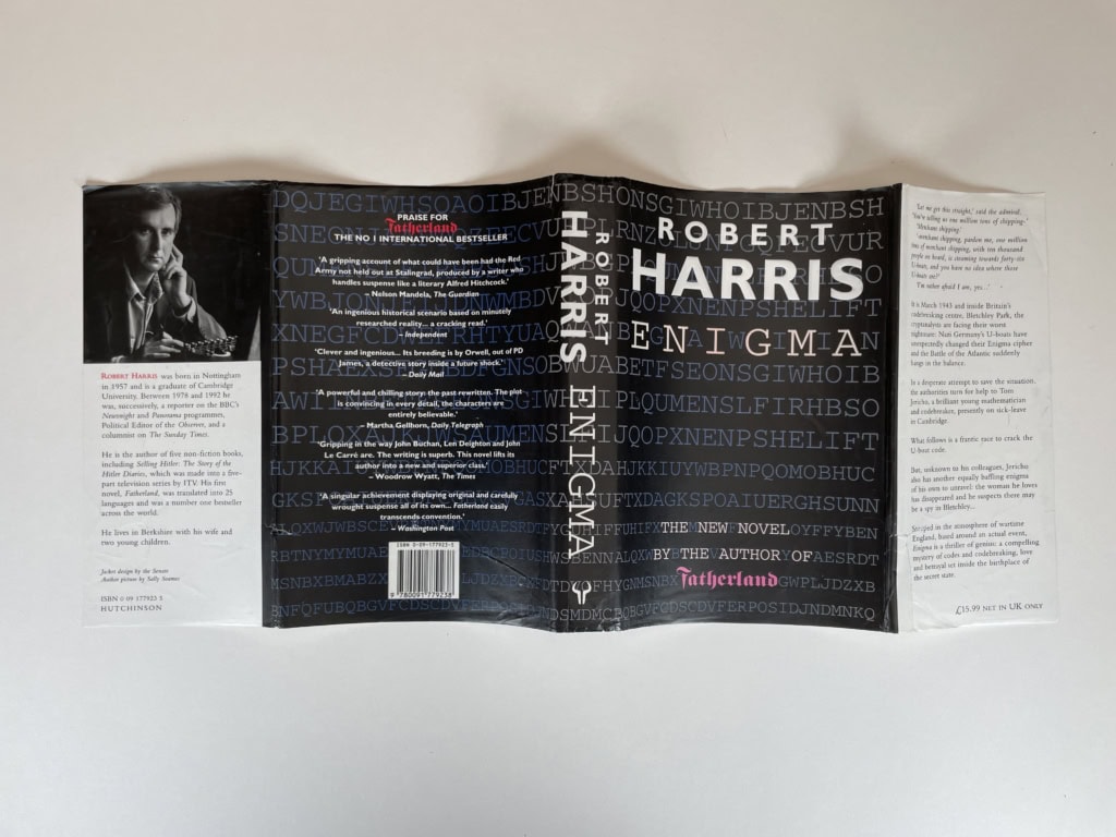 robert harris enigma signed first 4