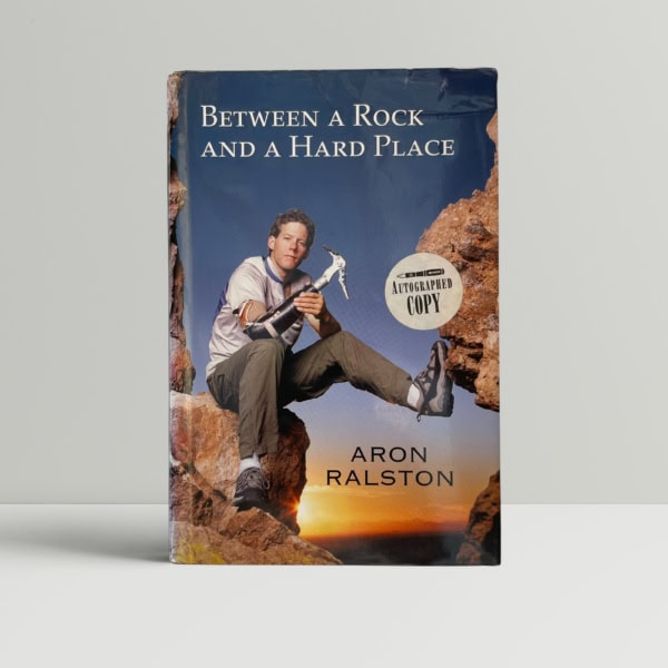 aron ralston between and rock and hard place signed first1