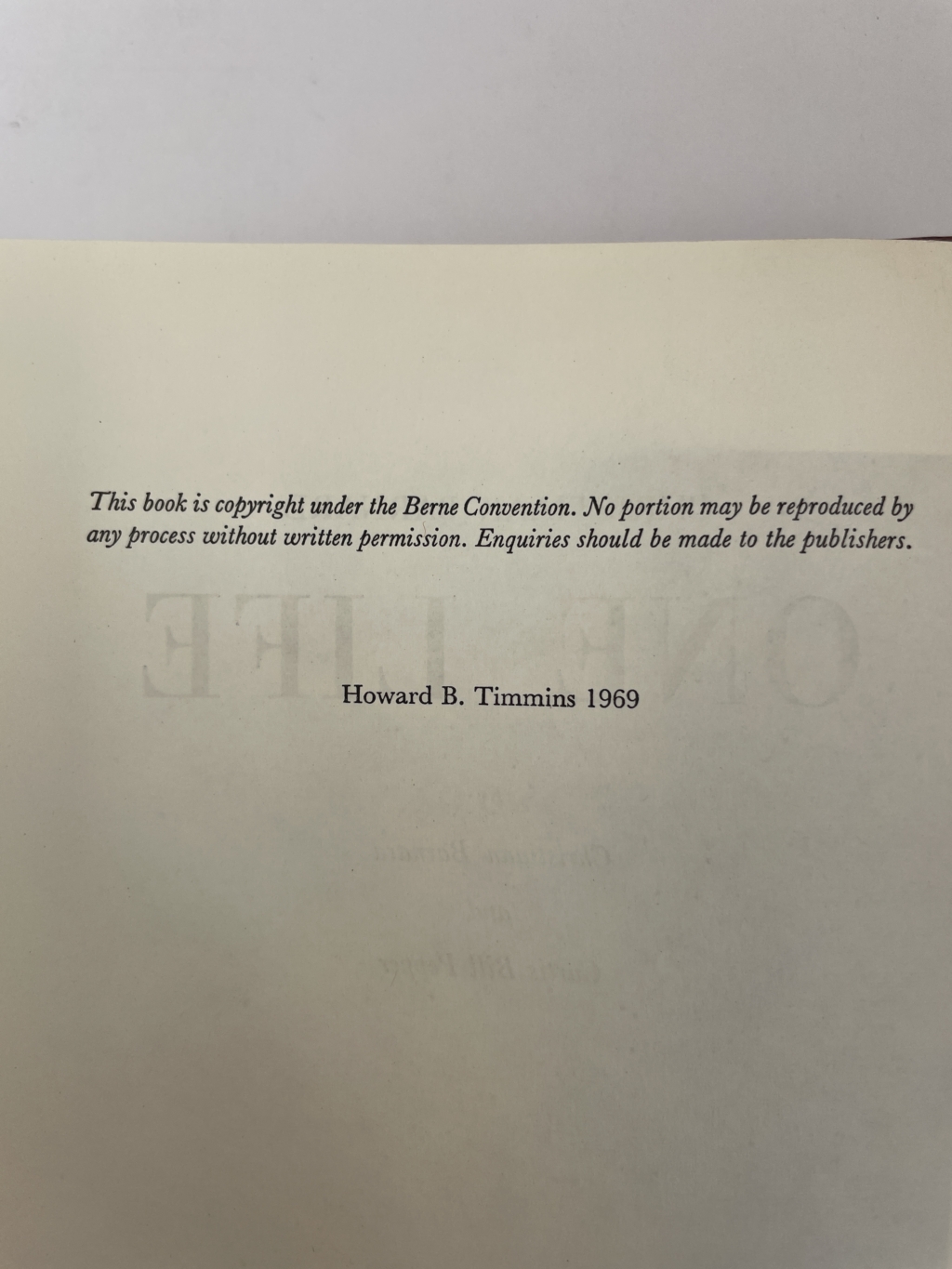 christiaan barnard ine life signed first edition5