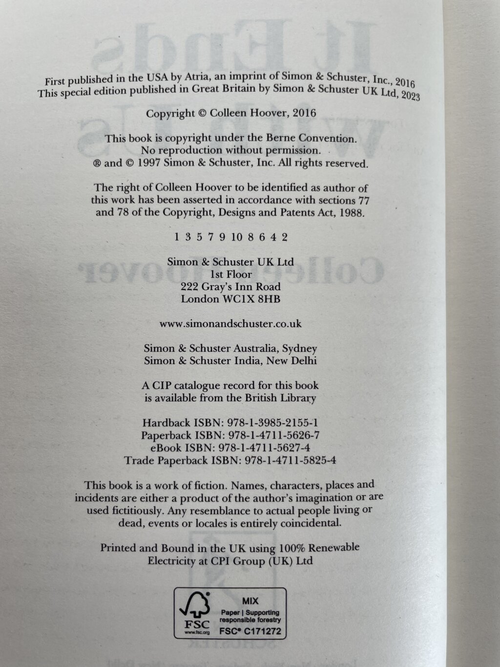 colleen hoover it ends with us first edi2