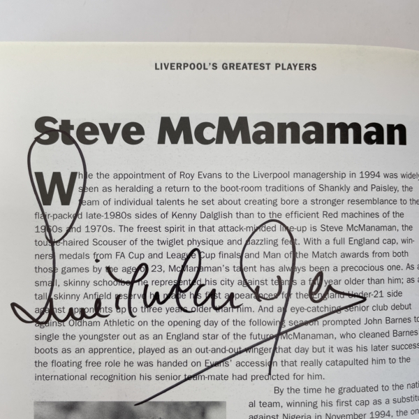 david walmsley liverpools greatest players multi signed11