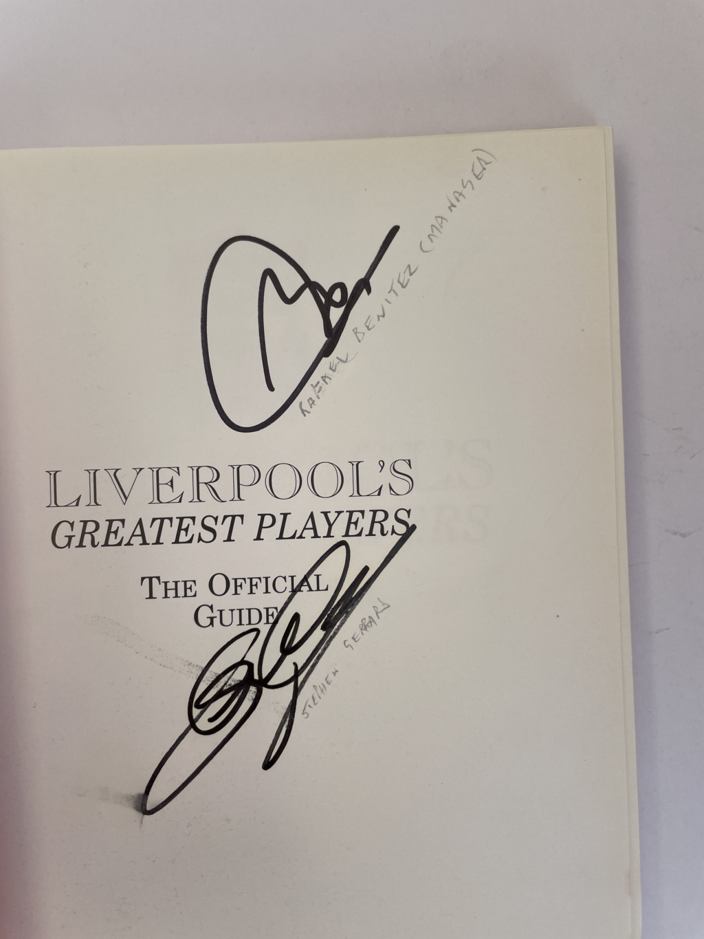 david walmsley liverpools greatest players multi signed3