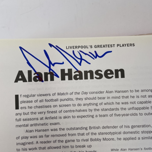 david walmsley liverpools greatest players multi signed9