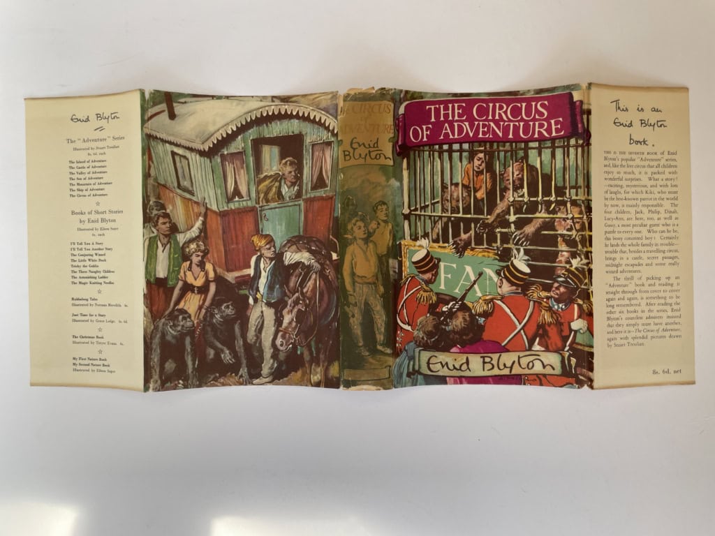 enid blyton the circus of adventure first ed5