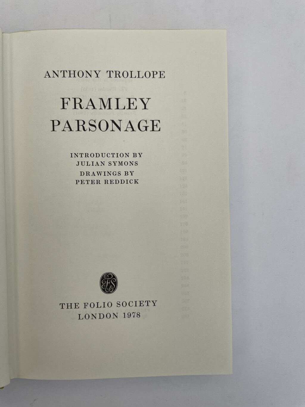 framley parsonage folio2