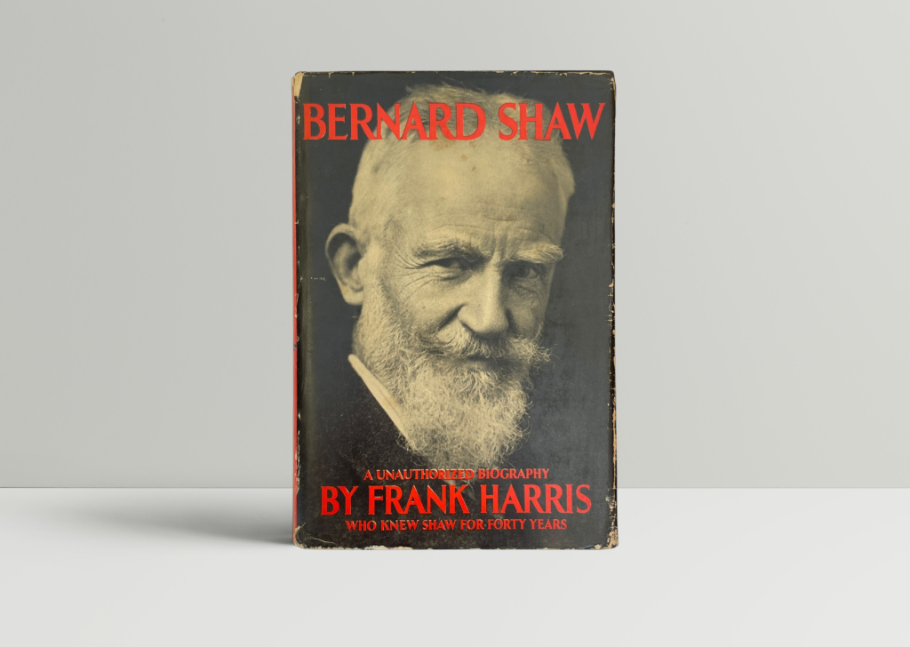 frank harris bernard shaw signed first ed1