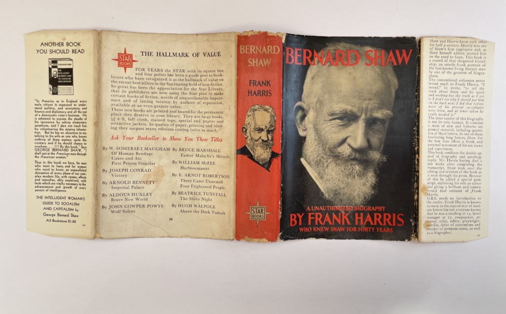 frank harris bernard shaw signed first ed5