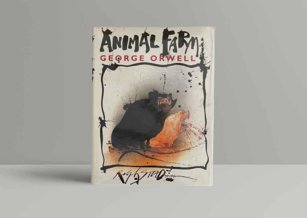 george orwell ralph steadman animal farm signed 1
