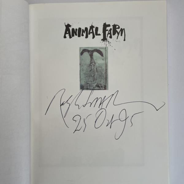 george orwell ralph steadman animal farm signed 2