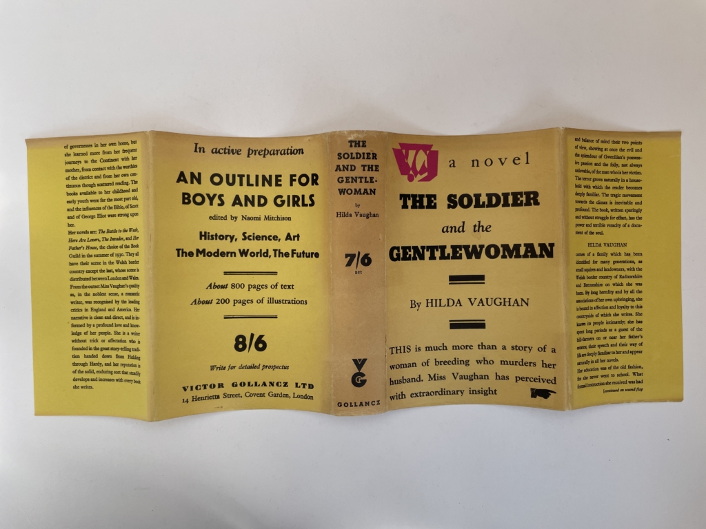hilda vaughan the soldier and the gentlewoman first ed5