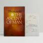 j bronowski the ascent of man with signed letter 1