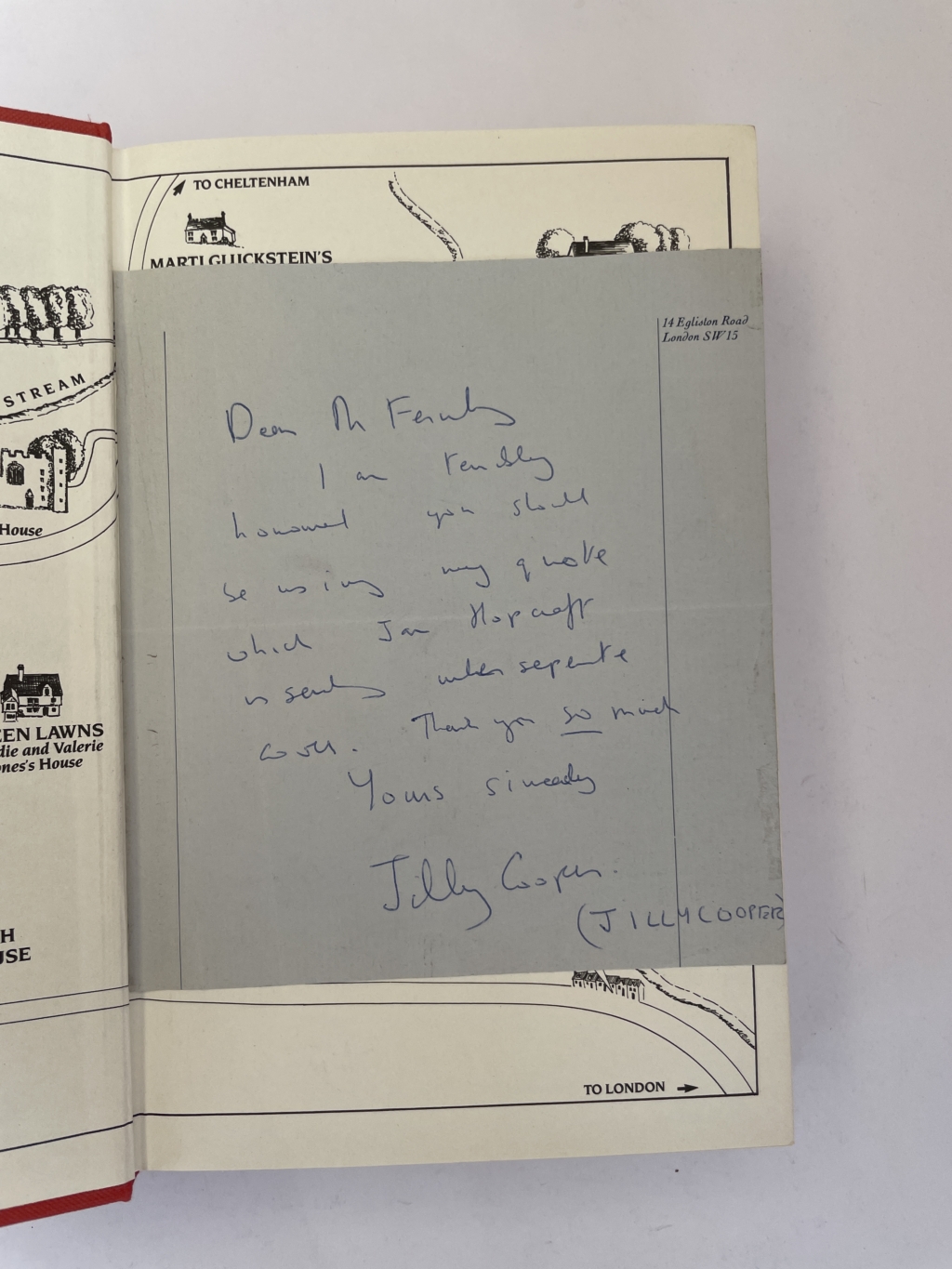 jilly cooper rivals first with letter 2