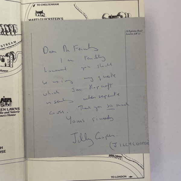 jilly cooper rivals first with letter 2