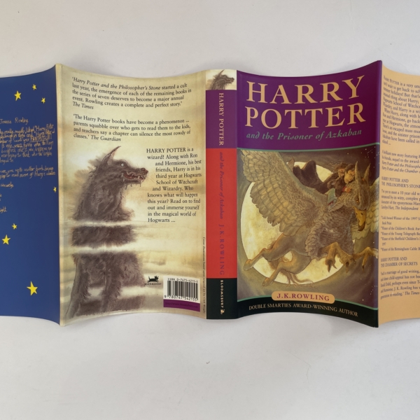jk rowling hpatpoa signed by cliff wright first 5
