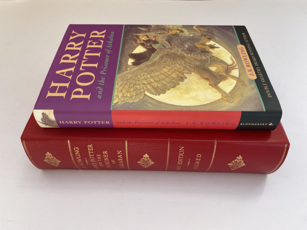 jk rowling hpatpoa signed by cliff wright first 6