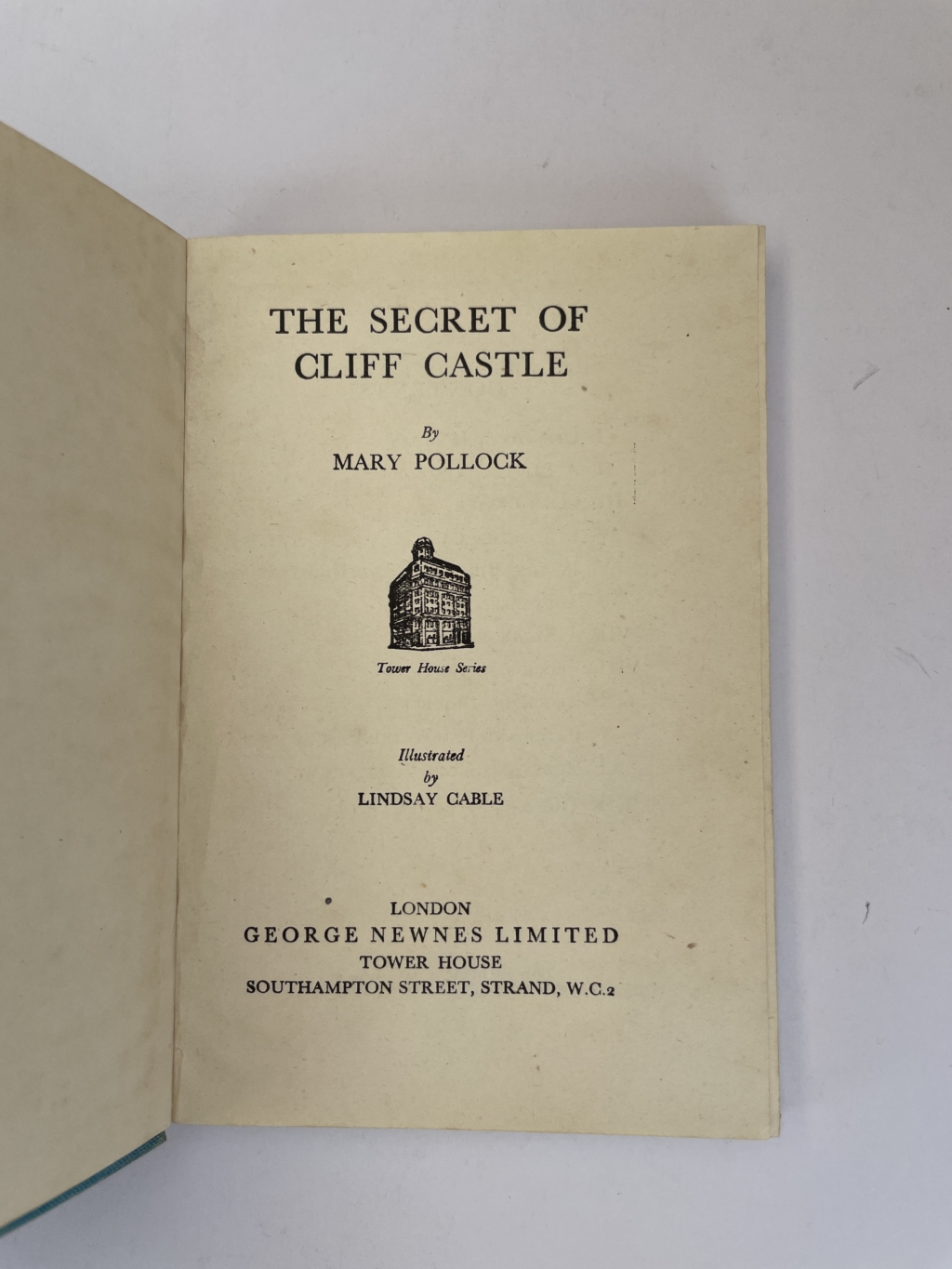 mary pollock the secret of cliff castle first2
