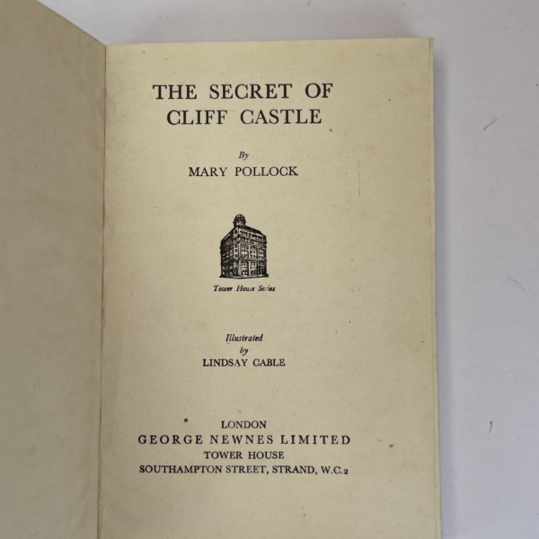 mary pollock the secret of cliff castle first2