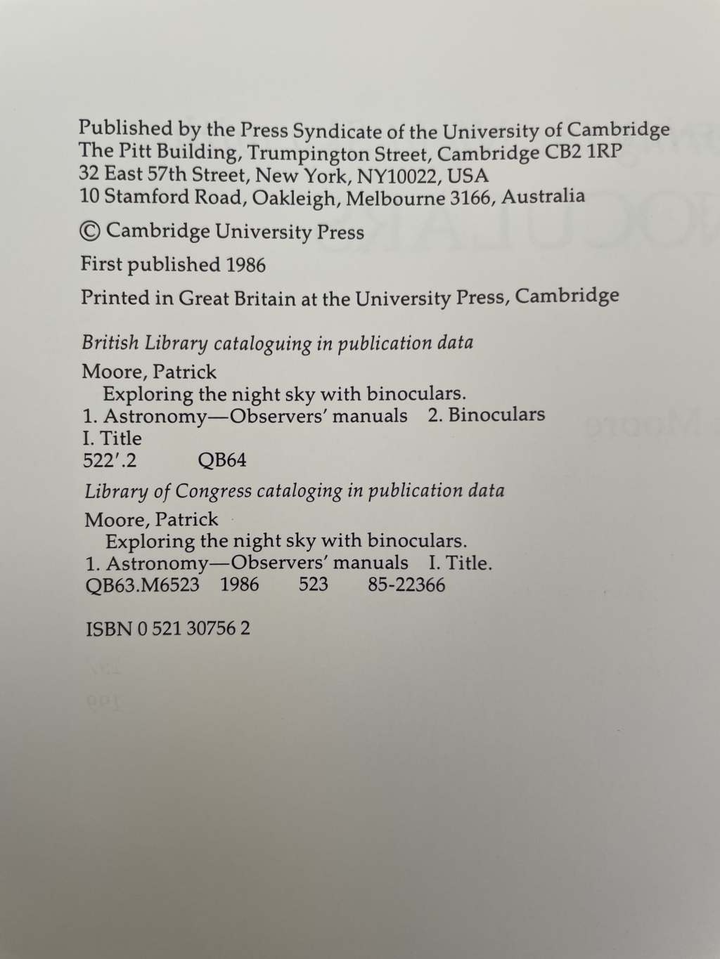 patrick moore exploring the night sky with signed letter first2