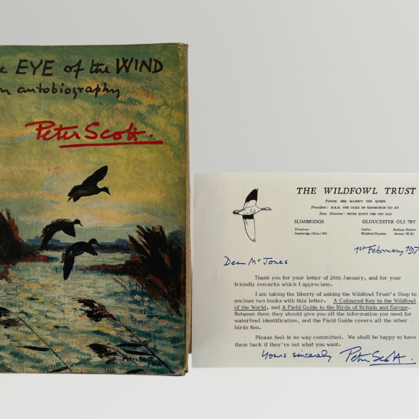 peter scott the eye of the wind signed first with letter 1
