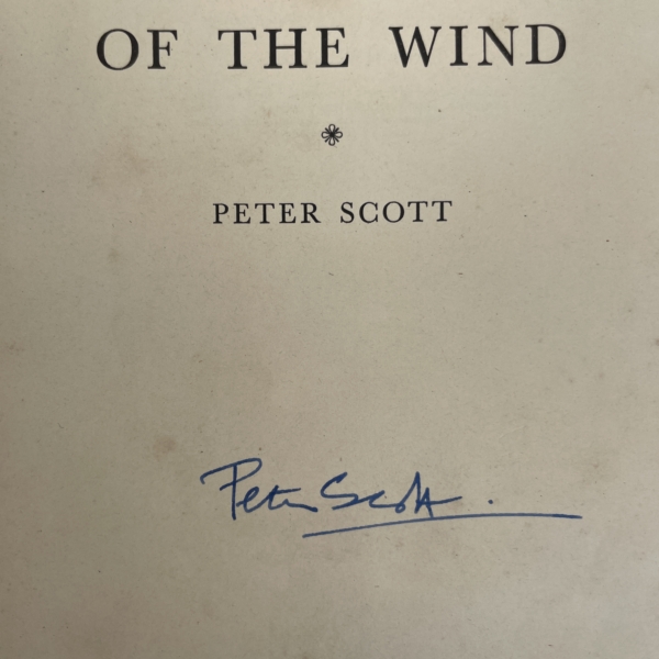 peter scott the eye of the wind signed first with letter 2