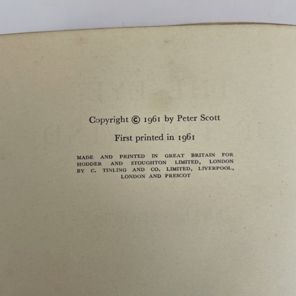 peter scott the eye of the wind signed first with letter 3