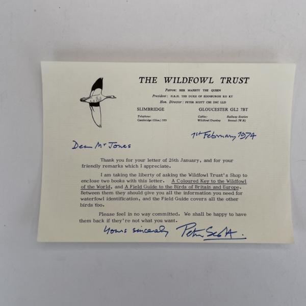 peter scott the eye of the wind signed first with letter 6