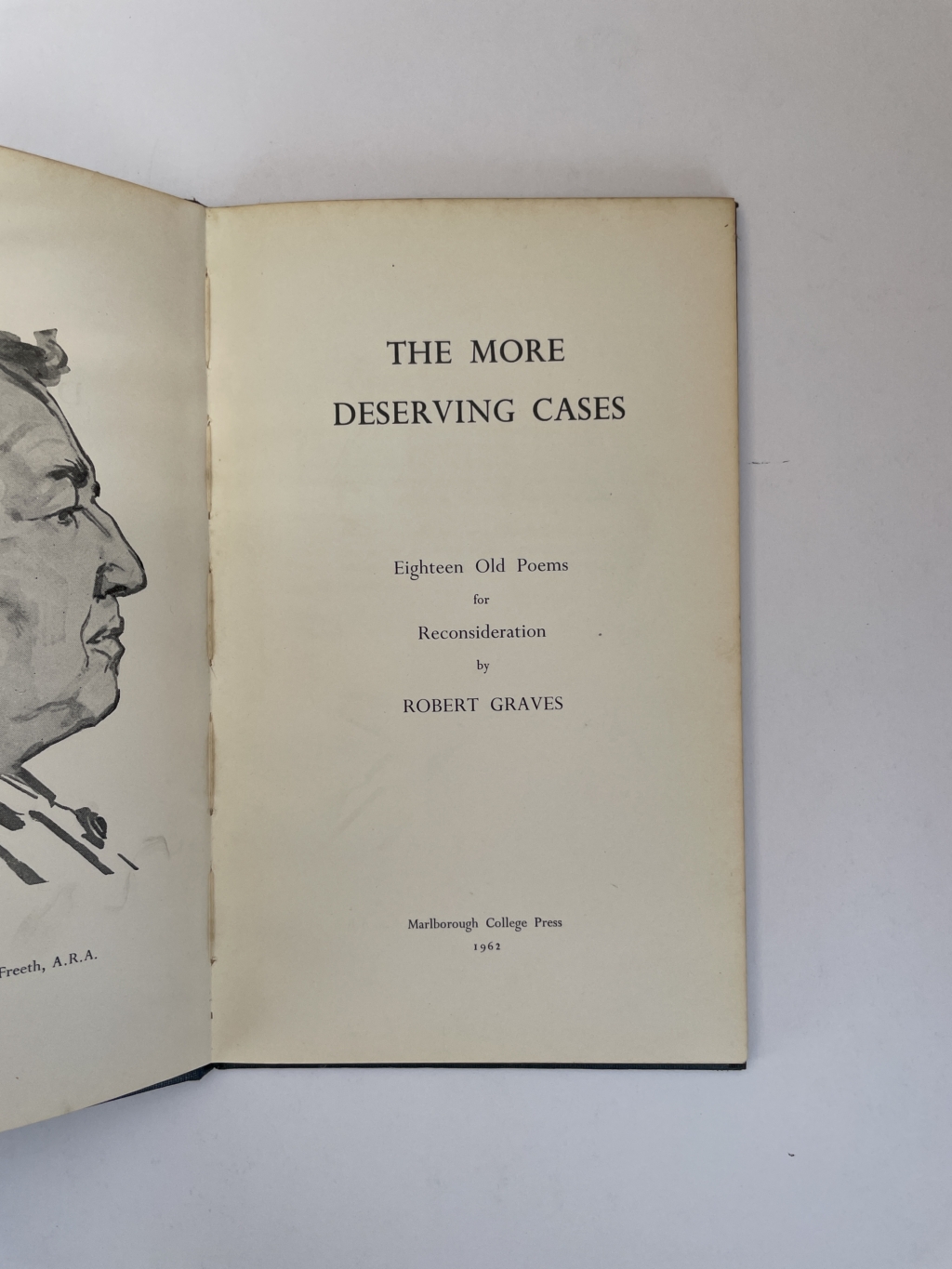 robert graves the more deserving cases signed first2